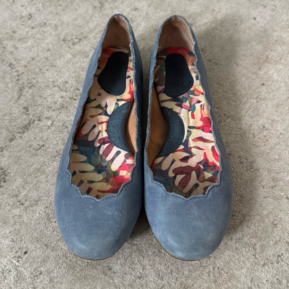 Born handcrafted footwear leather flats